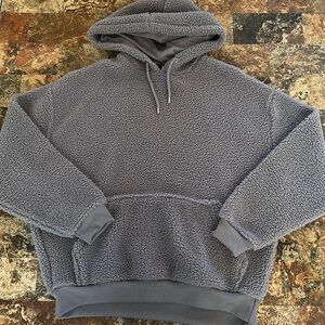 Fluffy Gray Hoodie